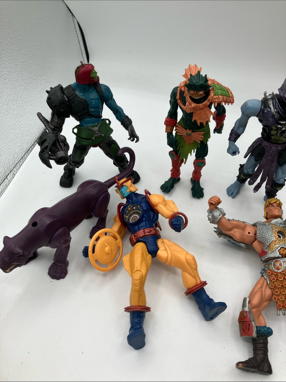 Masters of the Universe 6-piece set with Purple Panther